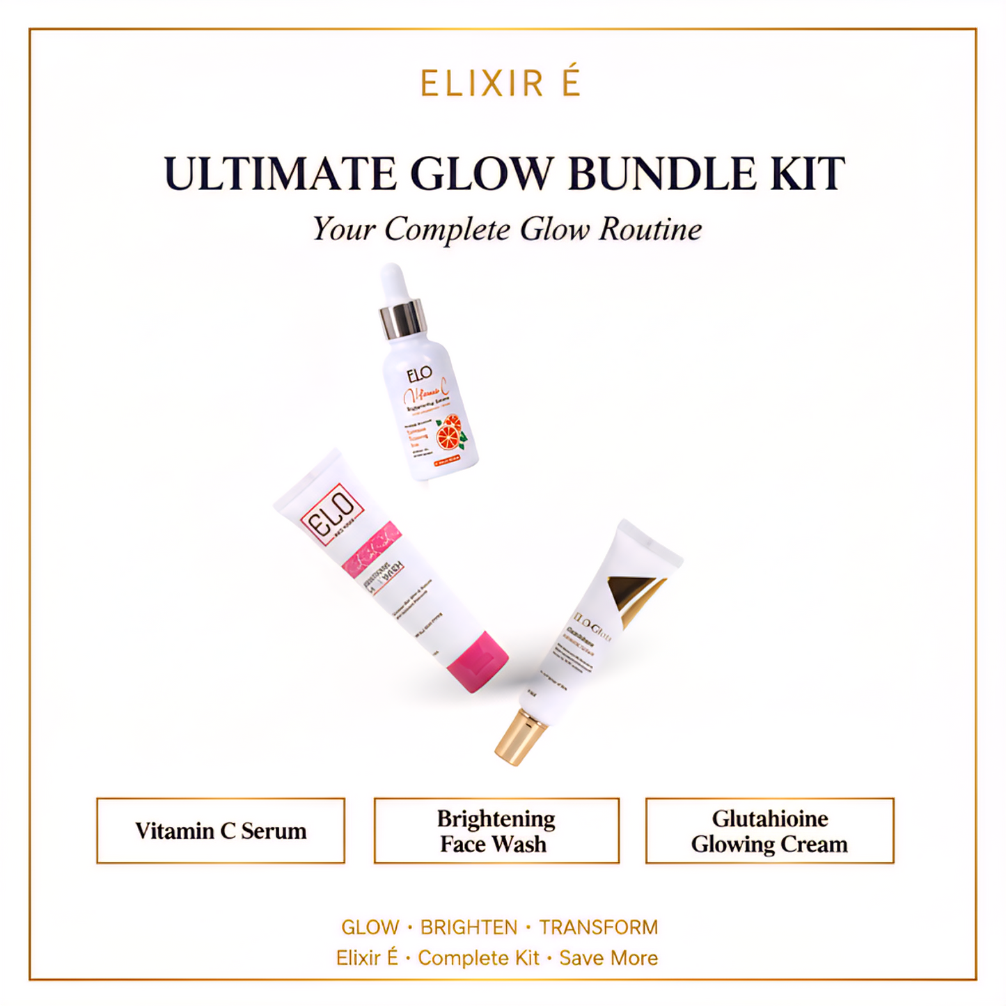 Elo Ultimate Glow Brightening Kit | 3-Step Skin Radiance Routine