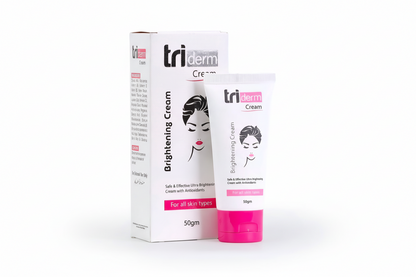 Triderm Brightening and Melasma Cream | Glycolic Acid & Alpha Arbutin