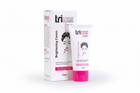Triderm Brightening and Melasma Cream | Glycolic Acid & Alpha Arbutin