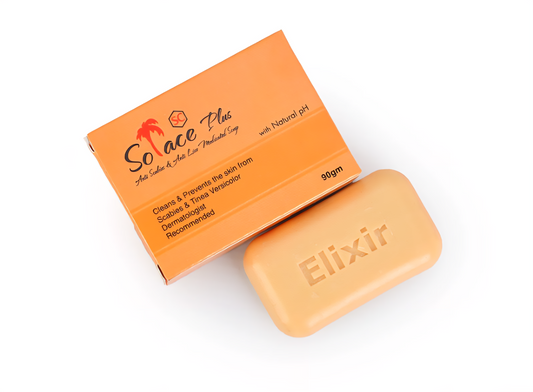Solace Plus Medicated Soap | Anti-Scabies & Anti-Lice Soothing Bar