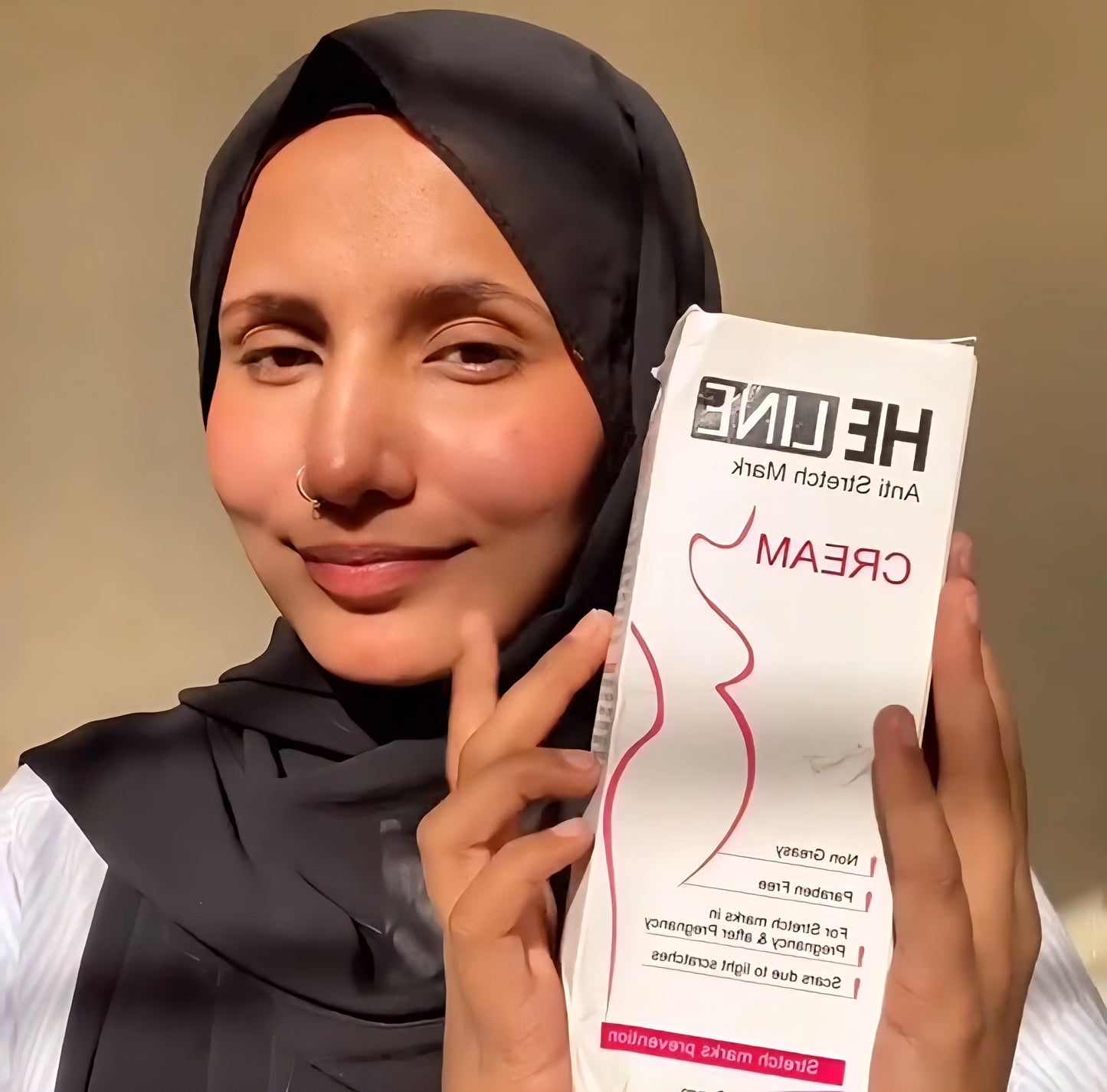 Heline Anti Stretch Mark Cream | Pregnancy Skin Firming & Collagen