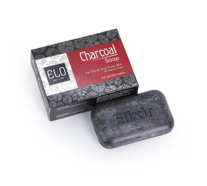 Elo Activated Charcoal Soap | Deep Pore Cleansing & Blackhead Remover