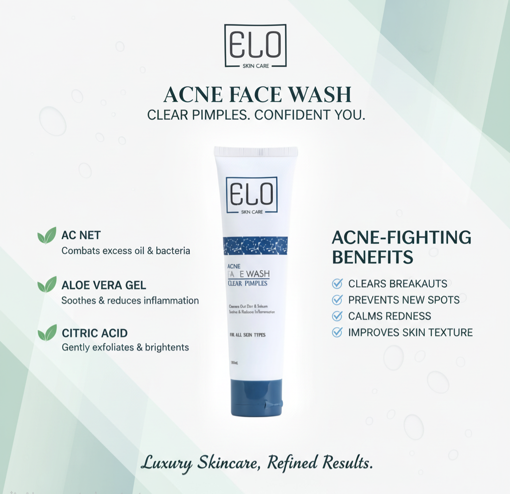 Elo Salicylic Acid Face Wash | Anti Acne & Deep Pore Oil Control