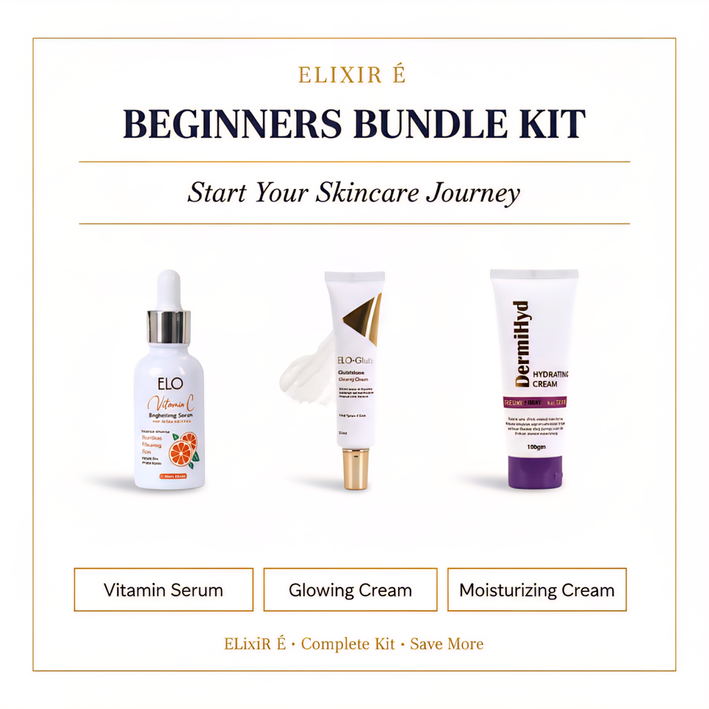 Elo Beginners Skincare Kit | 3-Step Hydration & Glow Routine