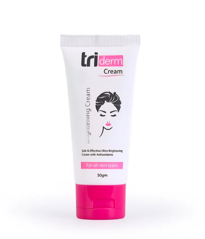 Triderm Brightening and Melasma Cream | Glycolic Acid & Alpha Arbutin