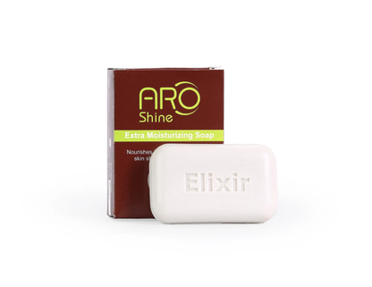 Aro Shine Olive & Almond Oil Mosturizing Soap - Deep Hydration Daily Bath Bar, 90g