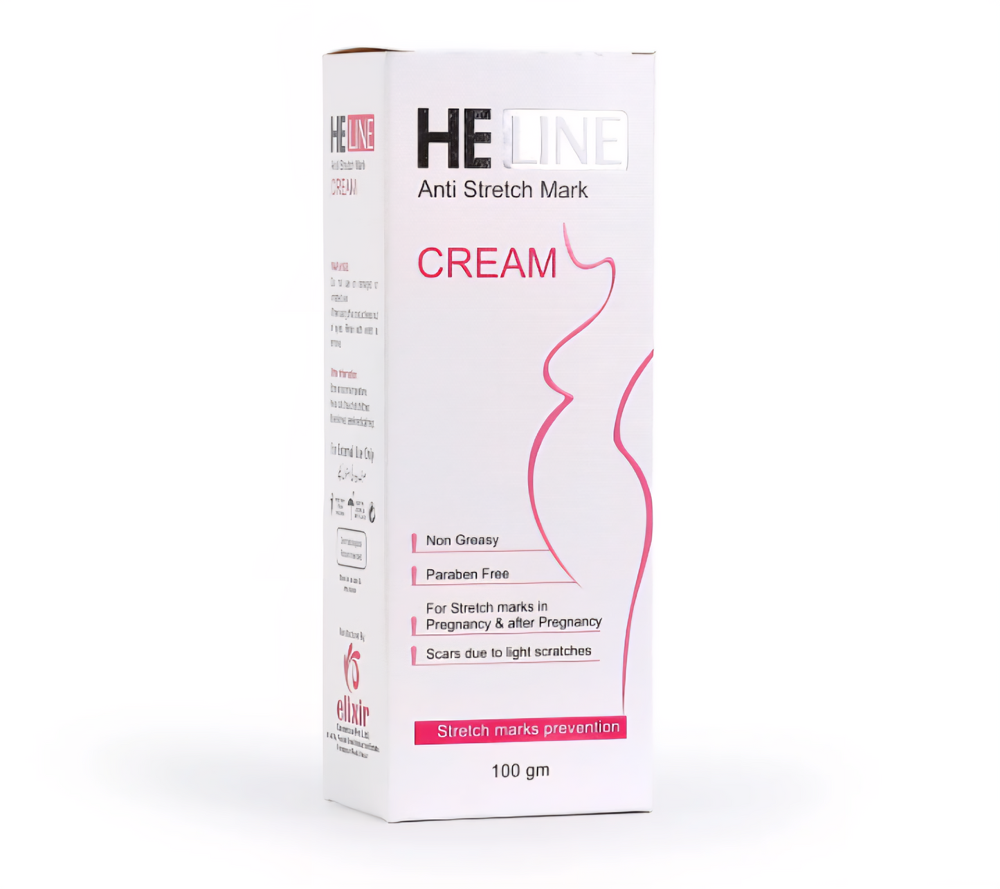 Heline Anti Stretch Mark Cream | Pregnancy Skin Firming & Collagen