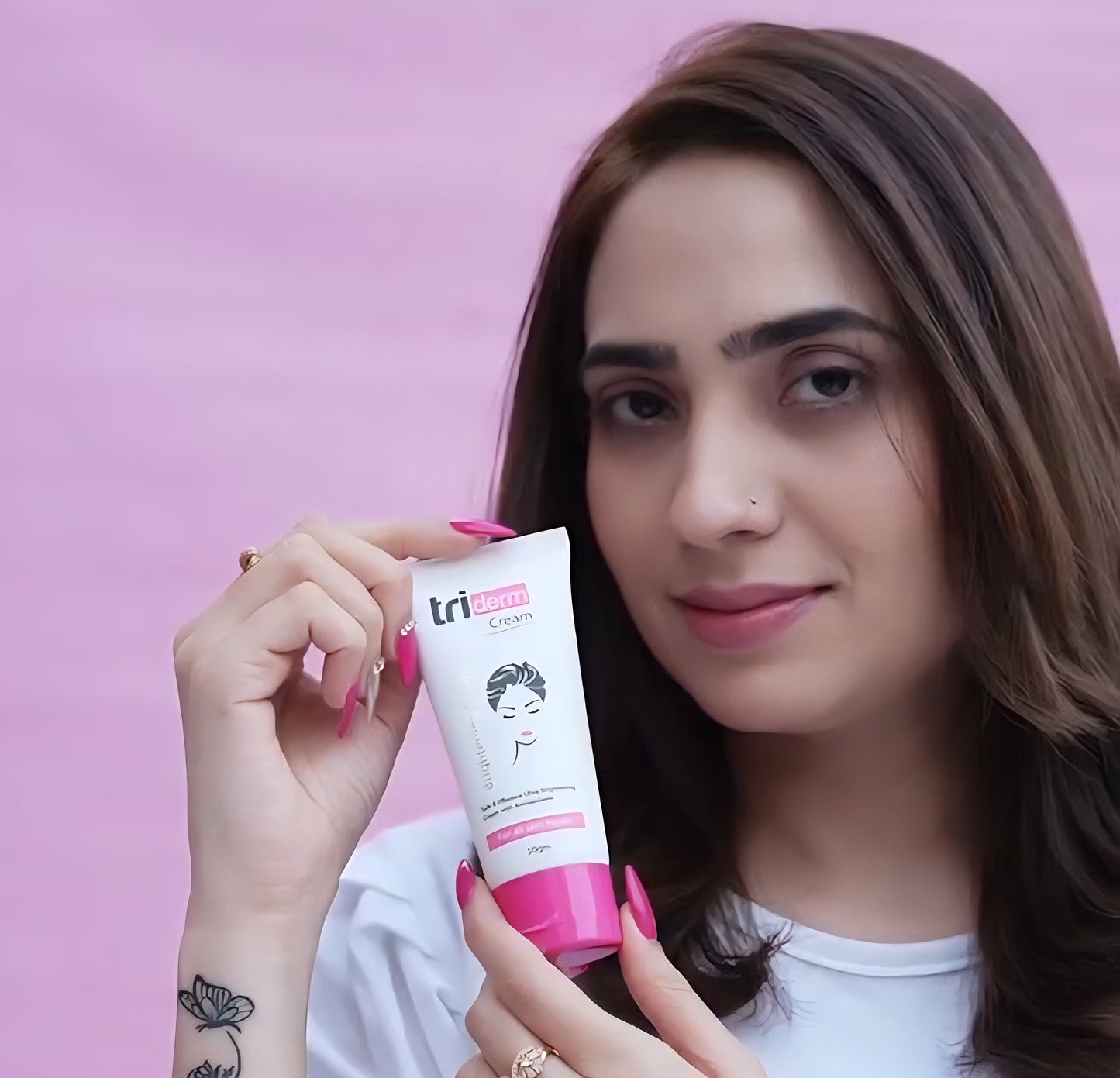 Triderm Brightening and Melasma Cream | Glycolic Acid & Alpha Arbutin