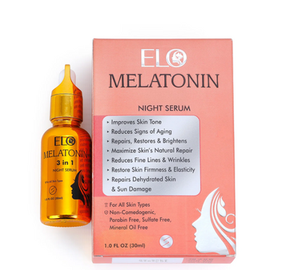 Elo Overnight Night Repair Serum | Melatonin & Vitamin C Anti-Aging