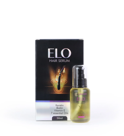 Elo Hair Growth Serum | Argan Oil & Keratin Anti-Frizz Treatment