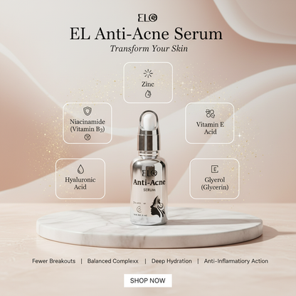 Elo Anti Acne Face Serum | 10% Niacinamide & Zinc Pimple Control