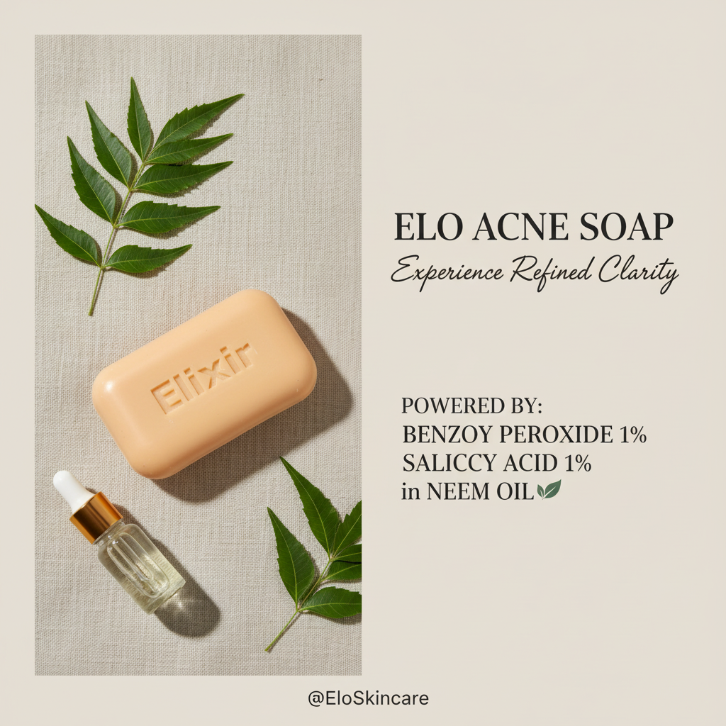 Elo Salicylic Acid & Tea Tree Soap | Anti Acne Pore Cleansing Bar