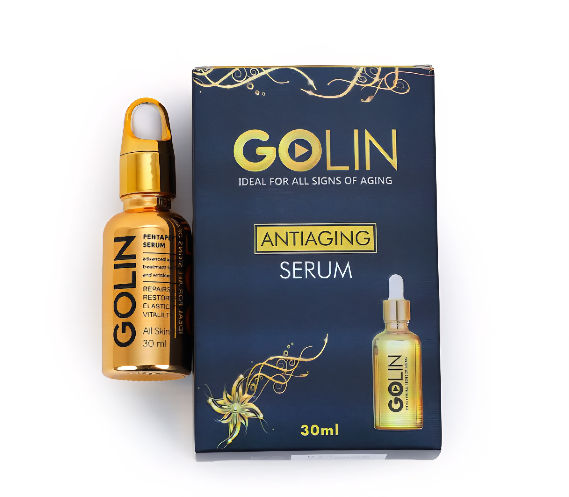 Golin Anti Aging Face Serum | Pentapeptide & Hyaluronic Acid Wrinkle Filler